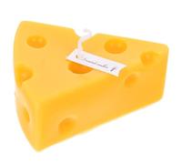 WRITWAA Bougie Parfumée au Fromage de Fromage, Cire de Paraffine Jaune, Combustion Longue Durée, Décoration Créative pour Salle de Bain et Salon