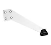 WRITWAA Butoir de Porte en Acier Inoxydable 304 Caoutchouc, Design Limiteur pour Fixation Murale, Protège-poignées et Positionnement Haut de Porte, pour Usage Hôtelier