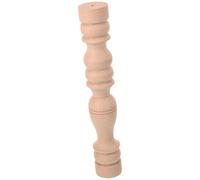 WRITWAA Colonne Romaine Décoration Rustique en Bois pour Meuble, Sculpté | Bois Khaki, Style Classique Polyvalent, Accessoire pour Armoire et Intérieur, Aspect Colonne Décorative