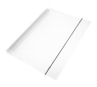 WRITWAA Couverture Rigide Transparente pour Classeur 30 Trous A4 en Pp, Protège Cahier de Liaison Rechargeable, Étui Portable pour Écriture Créative et Carnet Professionnel