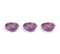 WRITWAA Décoration de Poulailler de Pâques 6pcs Nid de Poule Artificiel en Fil Pourpre, Ornement Réaliste pour Décoration et Accessoires de Cage à Poule