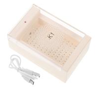 WRITWAA Déshumidificateur électronique pour appareils auditifs, étui séchoir automatique, élimine l'humidité et la transpiration des appareils auditifs et des écouteurs, chargement USB pour