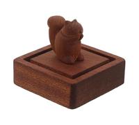 WRITWAA Diffuseur d'huiles essentielles en Bois : Diffuseur d'aromathérapie en Bois en Forme d'écureuil - Petit de Parfum d'ambiance en pour Le Yoga et Le Sauna