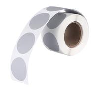 WRITWAA Étiquettes Autocollantes Rondes Argentées en Pvc à Gratter, 300 Pièces Facile à Poser et Amovibles, pour Fêtes D'anniversaire et Activités Festives