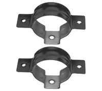 WRITWAA Lot de 2 colliers de fixation ronds en aluminium pour de gouttière : collier de fixation pour tuyau de de gouttière de 3 pouces - murale pour le drainage extérieur des bâtiments