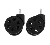 WRITWAA Lot de 2 roues de rechange pour valise : Roue silencieuse à roulement fluide - Roulette pivotante à 360°, facile à installer, pour la réparation bagages