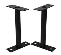 WRITWAA Lot de 2 Supports muraux pour Affichage publicitaire LED : Support de Caisson Lumineux Suspendu - Fixation latérale pour enseigne de café, Restaurant ou Bureau.