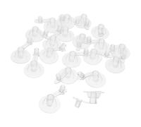 WRITWAA Lot de 20 Embouts de Gonflage en PVC pour Fête, Accessoires Piscine Embout de Buse de Gonflable, Prévention des Fuites d'air, Gonflage Rapide pour Camping et Intérieur