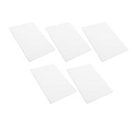 WRITWAA Lot De 5 Cahier Blanc à Feuilles Détachables de 50 Pages en Papier Lisse, Expérience D'écriture Confortable, Facile à Transporter, pour L'école Salle de Classe