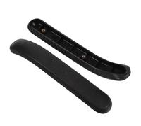 WRITWAA Paire d'Accoudoirs en Plastique Noir pour Chaise de Bureau et Formation, Soutien Confortable Bras Tube Rond, Utilisation Longue Durée sans Déformation