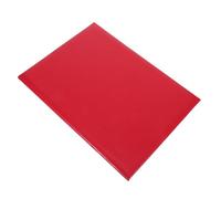 WRITWAA Pochette Rouge pour Remise de Diplôme avec Couverture Rigide Matelassée et Emplacements D'angle, pour Présent Rentrée et Organisation Polyvalente de Documents
