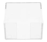 WRITWAA Porte-blocs-notes Distributeur de Notes Adhésives Polyvalent Autocollants en Acrylique Transparent , Support Bureau Compact pour Organisation Design pour Maison, École et Bureau