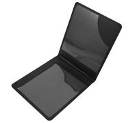 WRITWAA Protège-Carte D'invalidité en PVC Noir Résistant à l'usure Protection Anti-Perte pour Sécuriser Cartes D'identité et Documents Personnels