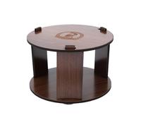 WRITWAA Rangement Bois pour Bandes de Protection de Cou Distributeur Pratique pour Salon de Coiffure Compacte et Facile à Utiliser