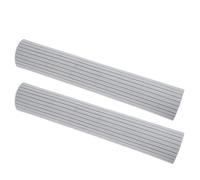 WRITWAA Recharge de Balai Éponge 2 Pièces en Éponge et Plastique Rainures Horizontales pour Nettoyage Facile des Coins et Essorage sans Effort, pour Sols en Bois
