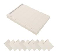 WRITWAA Recharges pour Agenda A5 Perforées 6 Trous en Papier Ligné Blanc, Compatibles pour Planificateur Quotidien et Hebdomadaire, Gestion Temps Bureau L'école