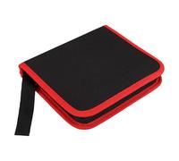 WRITWAA Sacoche à Outils en Toile de Coton Poignée, Grosse Capacité et 30 Emplacements pour Embouts de 150mm, pour Bricolage et Rangement Pratique