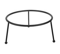 WRITWAA Support pour Boule de Jardin en Fer Forgé Noir, Présentoir Sphérique Extérieur, Installation Facile, pour Jardin et Cour