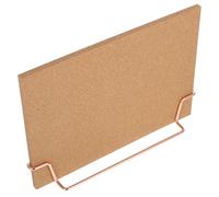 WRITWAA Tableau D'affichage en Bois Panneau de Liège pour Bureau et Maison, Tableau Mémo Multifonction Clips et Punaises, Design Moderne Minimaliste