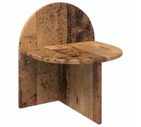 WRJENFSC Table de chevet aspect bois vieilli - 40 x 35,5 x 45,5 cm - Table d'appoint en bois pour chambre à coucher et chambre d'amis, console de chevet moderne sur pied ou à monter au mur
