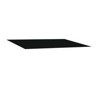 WRJENFSC Tissu de rechange pour auvent - Noir - 300 x 250 cm - Tissu robuste en polyester 240 g/m² - Toile de rechange pour auvent à bras articulés et balcon - Avec cantonnière et tissu principal