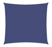 WRJENFSC Voile d'ombrage carré - 3 x 3 m - Bleu - Imperméable - En tissu Oxford avec revêtement PU - Idéal pour jardin, terrasse, balcon - Cordes de fixation incluses