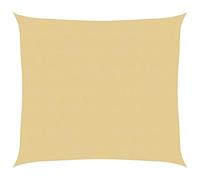 WRJENFSC Voile d'ombrage rectangulaire - 3 x 2,5 m - Sable - Voile d'ombrage robuste en polyester Oxford - Pour jardin, terrasse, piscine et camping, espace d'ombrage fiable et ombragé