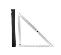 WRQIOO Équerre de construction 600 x 600 x 840 mm, équerre de maçon avec sac de rangement, angle de construction pliable avec échelle pour traction, menuiserie