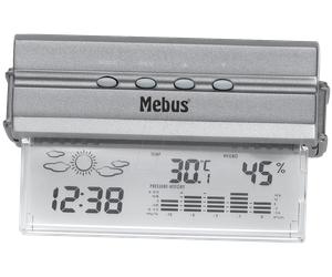 WS 10395 - Thermomètre de fenêtre transparent