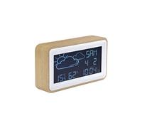 Station météo - DENVER - Horloge radio - 2 prises USB - Bois MDF - Intérieur