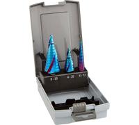 WS24 Jeu de forets étagés 3 pcs. avec revetement TITANPRO - WS24-100468