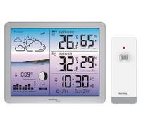 WS6520 Station météo avec affichage couleur, horloge radio-pilotée, affichage de la température, avertissement de moisissure, tendances, prévisions, animations - Tout ce que vous pouvez imaginer