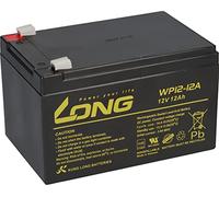 WSB Batterie au plomb WP12-12A 12V 12Ah compatible LC-RA1212PG, LC-RA1212PG1, Exide Powerfit S312/12S, NP12-12, FG21202, NP12-12-WT, MP12-12B, 6-FM-12, 6-DZZZM 12
