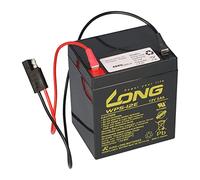 WSB Battery Kung Long Batterie au plomb AGM 12 V 5 Ah résistante aux cycles avec prise pour tondeuse à gazon compatible Sabo 43-Vario E Toro Briggs Stratton 12 V 4,5 Ah 12 V 5,4 Ah