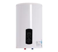 WSIKGHU Réservoir d'eau chaude 50 l/80 l/100 l/120 l, Chauffe-eau Vertical Mural Economique 2000W, Max. 75°C, Avec Protection Contre Les Fuites, Connecteur G1/2 (50 l)