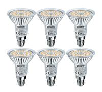 WSMCN Ampoule LED E14 R50 Blanc Chaud 3000 Kelvin 6,5 W Équivalent à 100W Lampe Halogène, Non dimmable lampe LED Spot 720 Lumens Angle de Faisceau 120°, Lot de 6