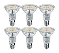 WSMCN Ampoule LED E14 R50 Blanc Neutre 4000 Kelvin 6,5 W Équivalent à 100W Lampe Halogène, Non dimmable lampe LED Spot 770 Lumens Angle de Faisceau 120°, Lot de 6
