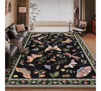 WSNCXFW Tapis Chauffant électrique au graphène - Tapis Chauffant pour Sol avec Thermostat et minuterie, Chauffage Rapide, Chauffe-Pieds, Solution de Chauffage intérieur pour Salon,E,150 * 200CM