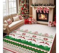 WSNCXFW Tapis Chauffant électrique en graphène, Chauffage au Sol Radiant Infrarouge avec Thermostat et minuterie, Tapis de Sol Chauffant, Tapis de Sol Chauffant sous Le Bureau Noël,A,140 * 200CM