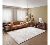 WSNCXFW Tapis Chauffant électrique en graphène, Chauffage au Sol Radiant Infrarouge avec Thermostat et minuterie, Tapis de Sol Chauffant, Tapis de Sol Chauffant sous Le Bureau,D,80 * 120CM