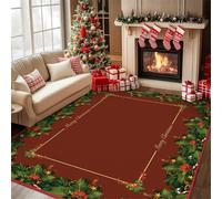 WSNCXFW Tapis Chauffant électrique en graphène, Chauffage au Sol Radiant Infrarouge avec Thermostat et minuterie, Tapis de Sol Chauffant, Tapis de Sol Chauffant sous Le Bureau Noël,F,200 * 400CM