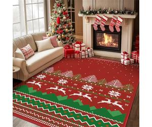 WSNCXFW Tapis Chauffant électrique en graphène, Chauffage au Sol Radiant Infrarouge avec Thermostat et minuterie, Tapis de Sol Chauffant, Tapis de Sol Chauffant sous Le Bureau Noël,D,200 * 400CM