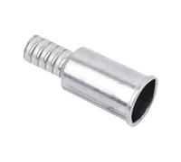 Wswqop 10 Embouts Filetés pour Manches à Balai, Adaptateurs de Rechange, Rallonges pour Manches de Nettoyage, Supports pour Plumeau, Pièces à Visser pour Bal, Argent 22 Mm 1pc