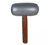 Wswqop Ballon Gonflable En PVC avec Maillet de Dessin Animé pour Enfants, 3 Pièces, pour Fête à Thème de Mariage et de Carnaval, 6 pièces