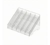 Wswqop Boîte Rangement Traparente En Polystyrène Compact Range-Cartes Étiqutes Traparent Multifonction Organiteur pr lon, 52x36x29cm, 75 Emplacements