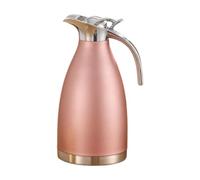 Wswqop Carafe Isotherme/distributeur de Boissons 2 L En Acier Inoxydable 304, Maintient Les Boissons Chaudes Pendant 36 Heures, Idéale pour Garder Le Thé et, Rose