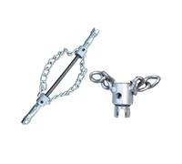 Wswqop Chaîne de Débouchage pour Canalisations, Outil Flexible de Nettoyage Des Drains, Furet de Débouchage de Tuyaux, Outil Manuel P, 16 Mm Simple Double