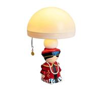 Wswqop Children Night Light Lampe Veilleuse Figurine Dôme Lampe de Table Enfant Veilleuse Décorative Luminaire de Chevet Matériau Résine Lumière Douce à, Lampe De Chevet Méduse Reine