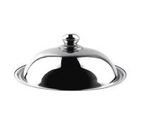 Wswqop Couvercle Rond Universel En Métal, Facile à Nettoyer, avec évent pour Poêle, Casserole, Wok, Pratique pour Un Usage Domestique, 34cm