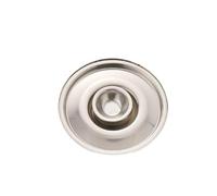 Wswqop Couvercle Universel pour Casseroles et Poêles, Couvercle Rond En Acier Inoxydable avec Poignée Ergonomique, Facile à Nettoyer, Idéal pour La Cuisine D, 10cm